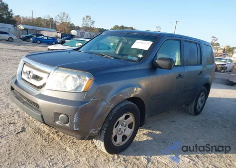 2010 Honda Pilot Lx из США, поврежденный, VIN 5FNYF4H2XA8023836